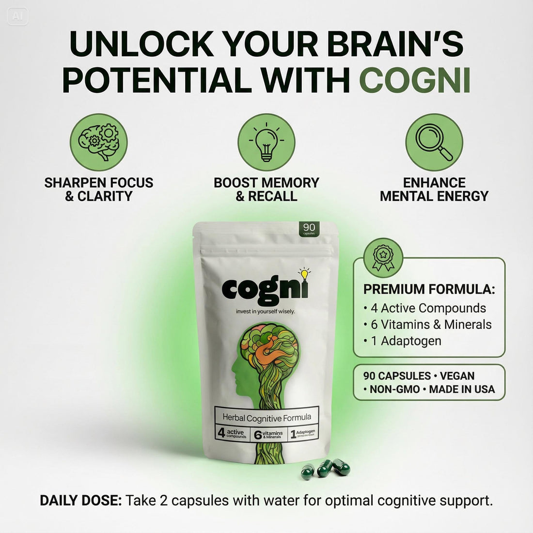 Cogni - Herbal Cognitive Formula